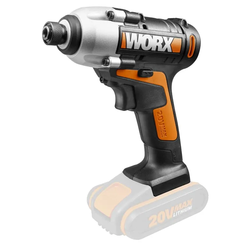 Винтоверт WORX WX290.1 20V 107Нм аккумуляторный, с АКБ на 2 А*ч и ЗУ в кейсе